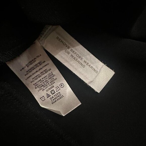 Womens Loft Black Dress With Ruffles - Picture 6 of 6